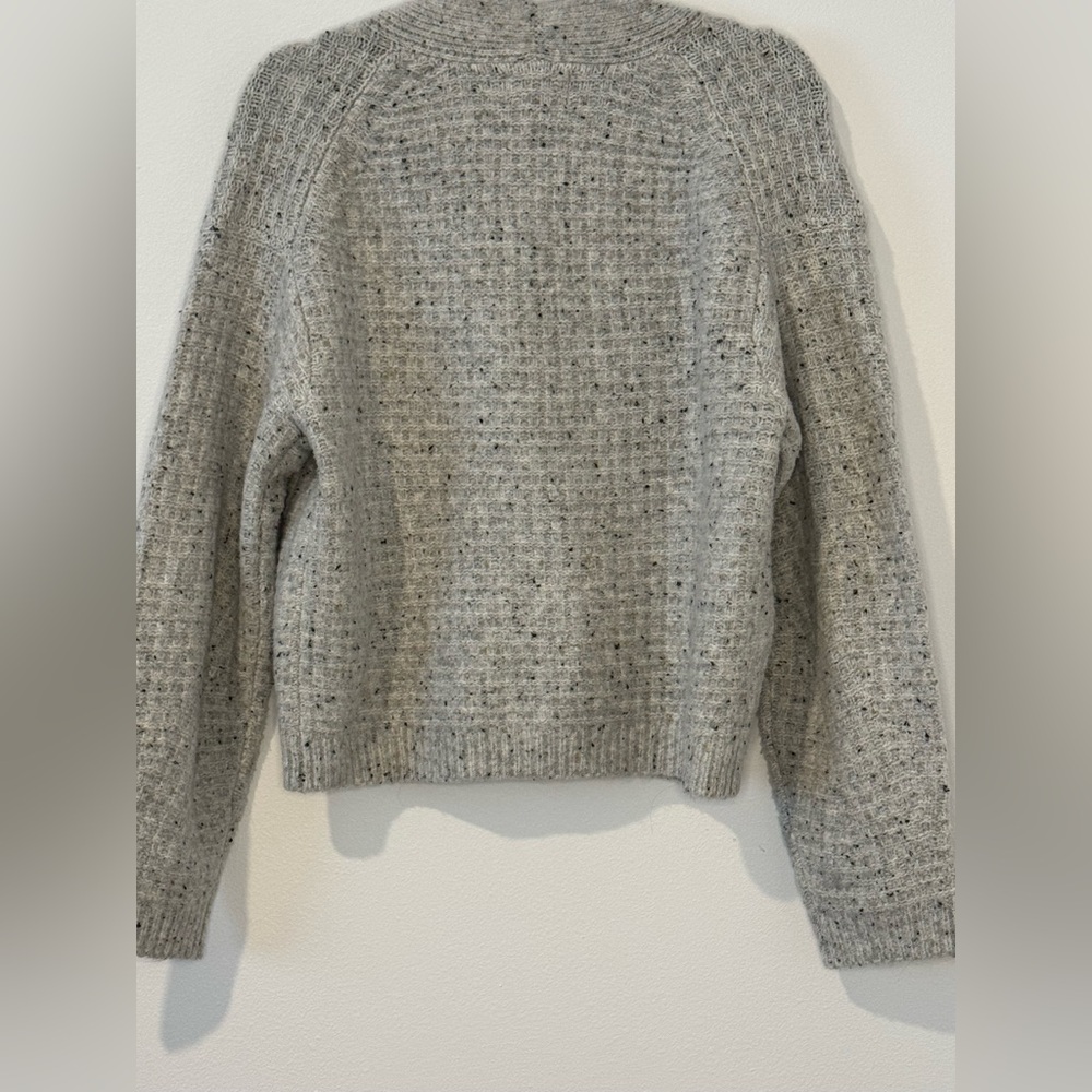 Universal Thread Gray Speckled Button-Front Cardi… - image 3